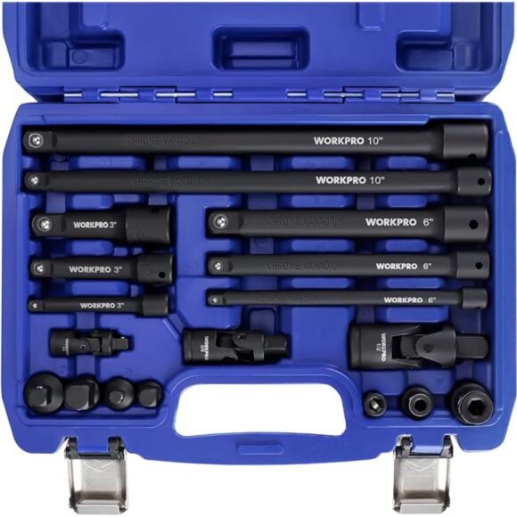 18-Pieces Drive Tool Accessory Set - Picture 1 of 7